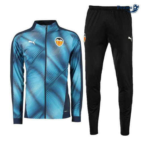 Tuta Calcio - Giacca Valencia Blu navy 2019-2020