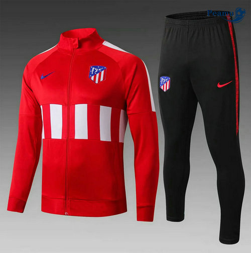 Tuta Calcio - Giacca Atletico Madrid Bambino Rosso/Bianco/Nero 2019-2020