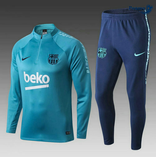 Tuta Calcio Barcellona Bambino Azzurro 2019-2020