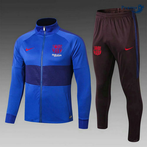 Tuta Calcio - Giacca Barcellona Bambino Azzurro 2019-2020