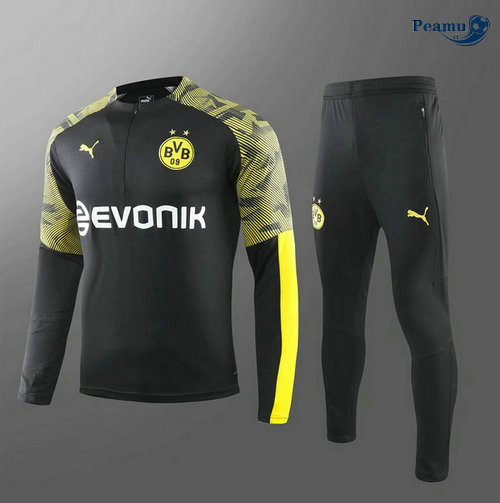 Tuta Calcio Borussia Dortmund Bambino Nero/Giallo 2019-2020