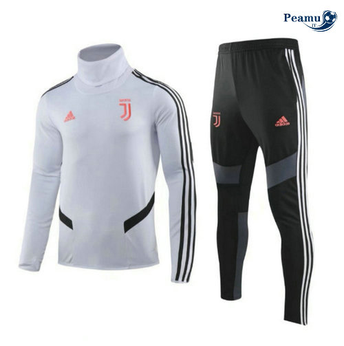 Tuta Calcio Juventus Bambino Bianco/Nero Collo Alto 2019-2020