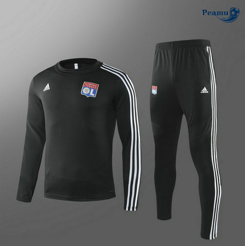 Tuta Calcio Lyon Bambino Nero 2019-2020