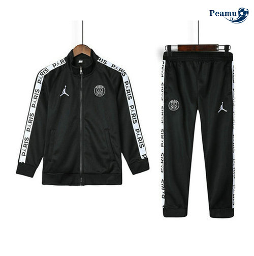 Tuta Calcio - Giacca PSG Bambino Nero 2019-2020