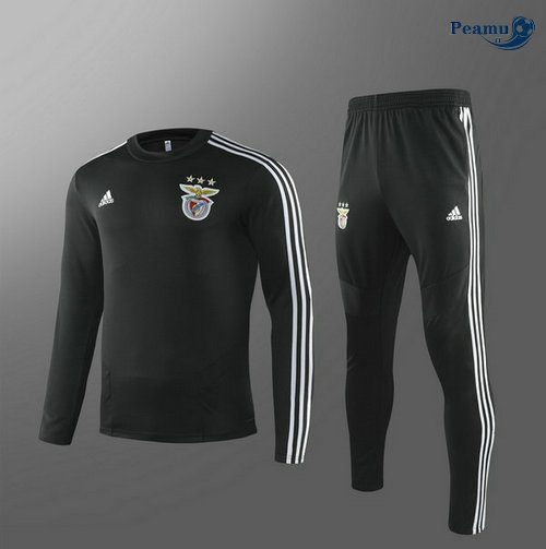 Tuta Calcio S.L Benfica Bambino Nero 2019-2020