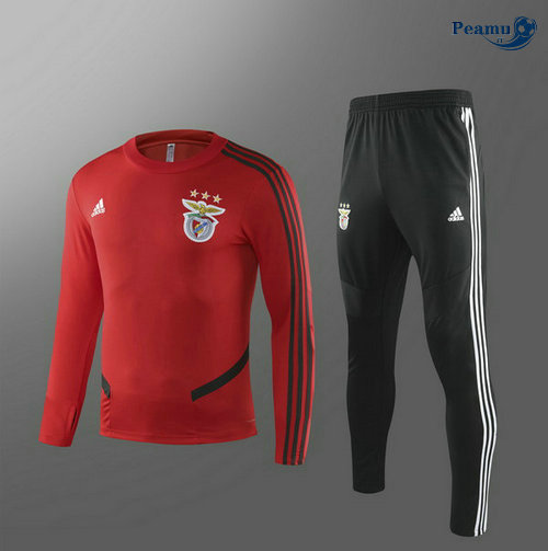 Tuta Calcio S.L Benfica Bambino Rosso/Nero 2019-2020