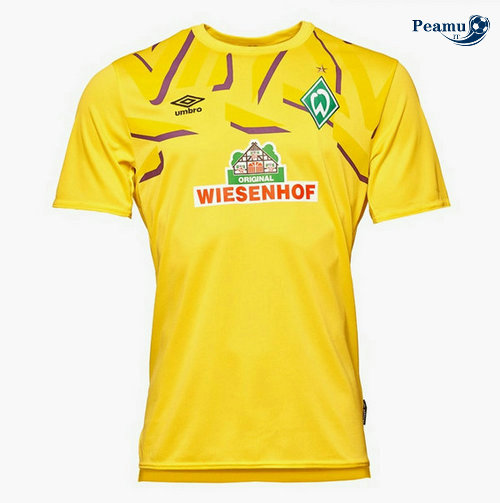 Maglia Calcio Werder Brema Portiere Giallo 2019-2020