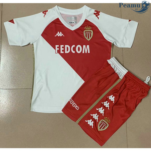 Maglia Calcio AS Monaco Bambino Prima 2020-2021