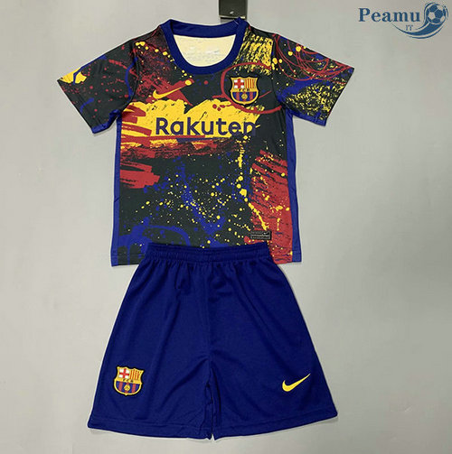 Maglia Calcio Barcellona Bambino Pre-Match 2020-2021