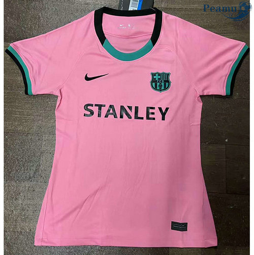 Maglia Calcio Barcellona Donna Terza Rosa 2020-2021 2020-2021