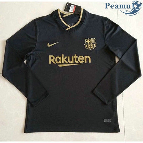 Maglia Calcio Barcellona Seconda Manica lunga 2020-2021