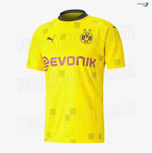 Maglia Calcio Borussia Dortmund Champions League Giallo 2020-2021