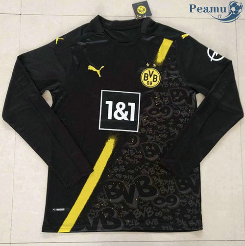 Maglia Calcio Borussia Dortmund Seconda Manica lunga 2020-2021