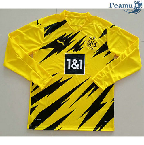 Maglia Calcio Borussia Dortmund Prima Manica lunga 2020-2021