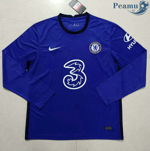 Maglia Calcio Chelsea Prima Manica lunga 2020-2021