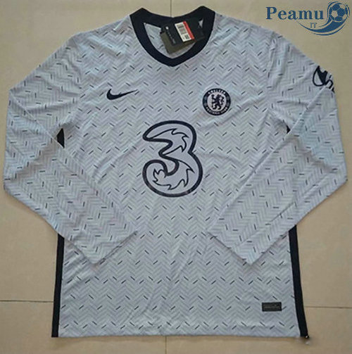 Maglia Calcio Chelsea Seconda Manica lunga 2020-2021