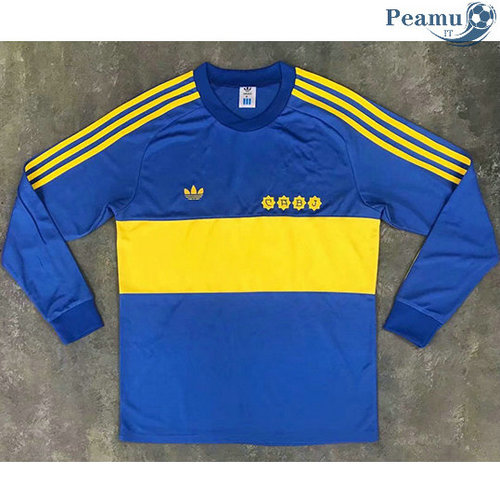 Classicoo Maglie Boca Juniors Prima Manica lunga 1981