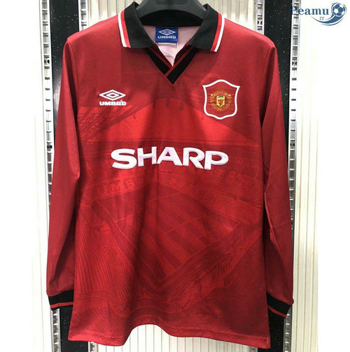 Classicoo Maglie Manchester United Prima Manica lunga 1994-96