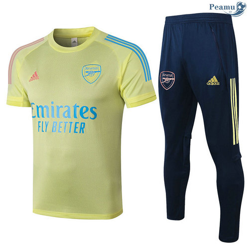 Kit Maglia Formazione Arsenal + Pantaloni Giallo 2020-2021