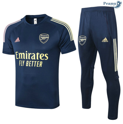Kit Maglia Formazione Arsenal + Pantaloni Blu Navy 2020-2021