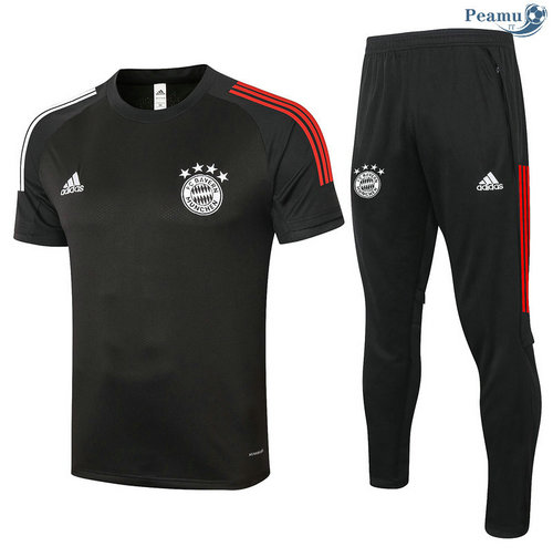 Kit Maglia Formazione Bayern Monaco + Pantaloni Nero 2020-2021