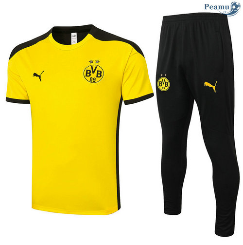 Kit Maglia Formazione Borussia Dortmund + Pantaloni Giallo 2020-2021