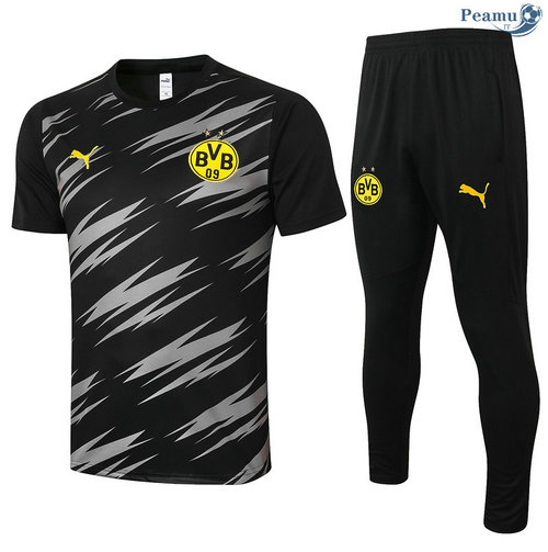 Kit Maglia Formazione Borussia Dortmund + Pantaloni Nero 2020-2021