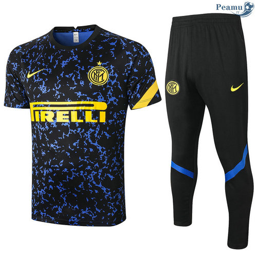 Kit Maglia Formazione Inter Milan + Pantaloni Blu 2020-2021