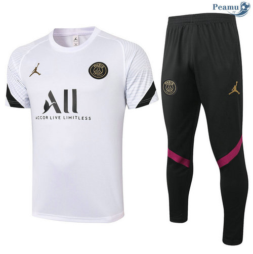 Kit Maglia Formazione Jordan + Pantaloni Bianca 2020-2021