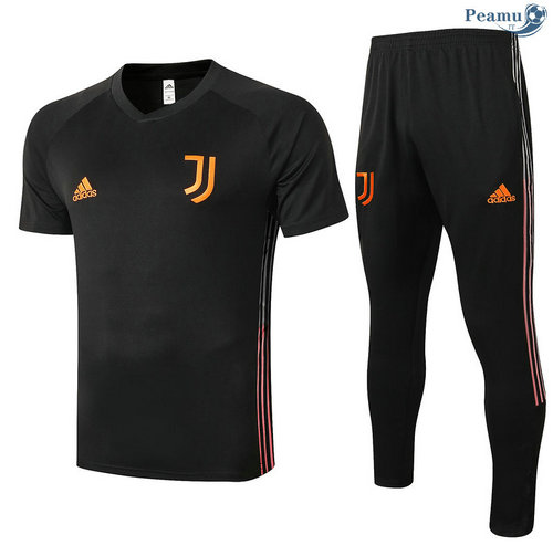 Kit Maglia Formazione Juventus + Pantaloni Nero 2020-2021