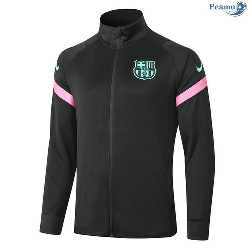 Giacca Calcio Barcellona Nero 2020-2021