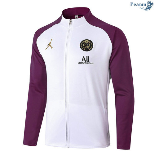 Giacca Calcio Jordan Bianca/Viola 2020-2021