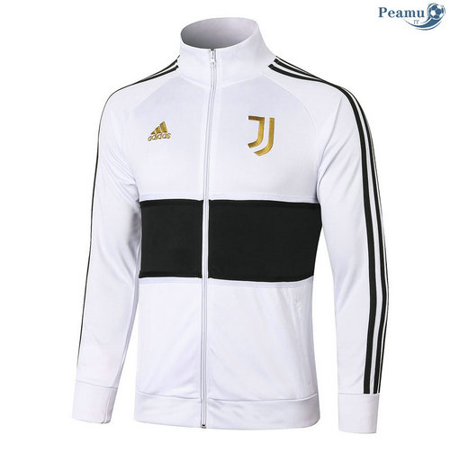 Giacca Calcio Juventus Bianca/Nero O Badge Collo alto 2020-2021