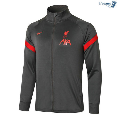 Giacca Calcio Liverpool Grigio scuro 2020-2021