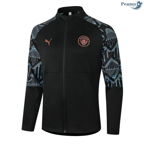 Giacca Calcio Manchester City Nero 2020-2021