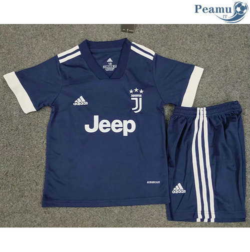 Maglia Calcio Juventus Bambino Blu 2020-2021