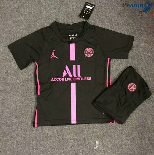 Maglia Calcio PSG Bambino Nero 2020-2021