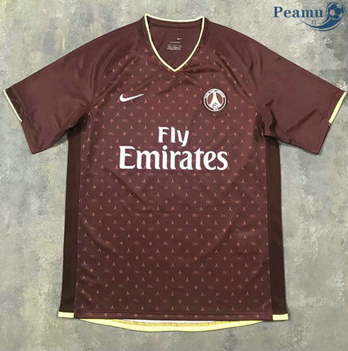 Maglia Calcio PSG Formazione Rosso 2020-2021
