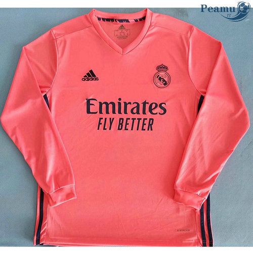 Maglia Calcio Real Madrid Seconda Manica lunga 2020-2021