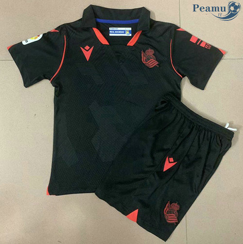 Maglia Calcio Real Sociedad Bambino Seconda 2020-2021