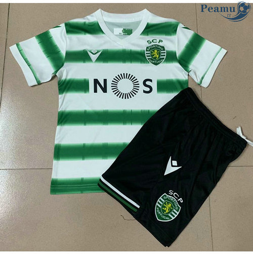 Maglia Calcio Sporting Lisbon Bambino Prima 2020-2021