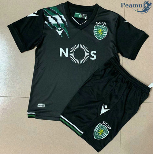 Maglia Calcio Sporting Lisbon Bambino Seconda 2020-2021