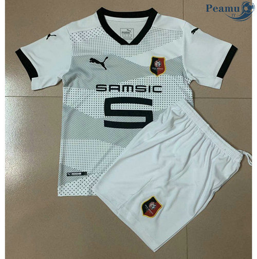 Maglia Calcio Stade Rennais Bambino Seconda 2020-2021