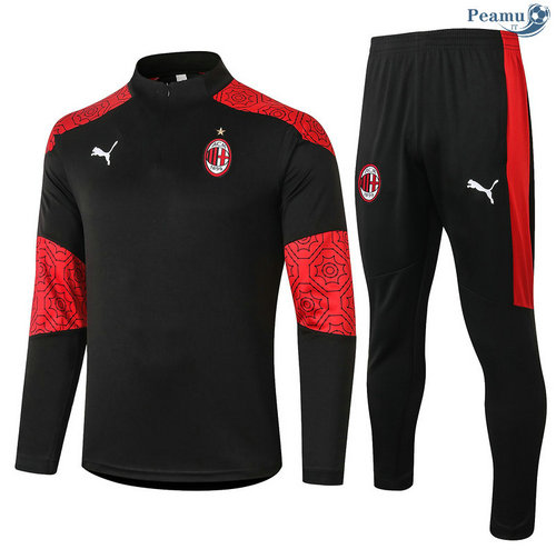 Tuta Calcio AC Milan Nero 2020-2021