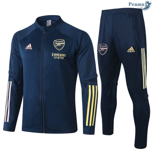 Tuta Calcio - Giacca Arsenal Blu Navy 2020-2021