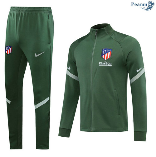 Tuta Calcio - Giacca Atletico Madrid Verde 2020-2021
