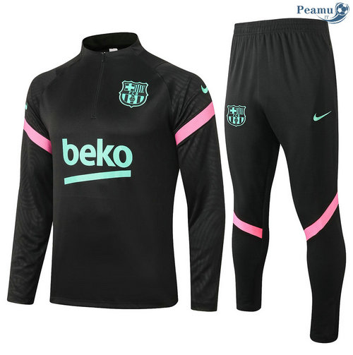 Tuta Calcio Barcellona Nero 2020-2021