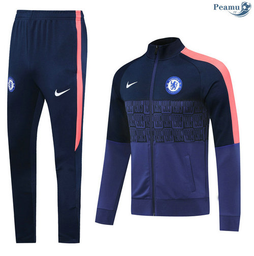 Tuta Calcio - Giacca Chelsea Blu Navy 2020-2021