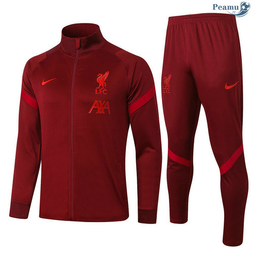 Tuta Calcio - Giacca Liverpool Rosso 2020-2021