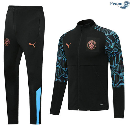 Tuta Calcio - Giacca Manchester United Nero 2020-2021